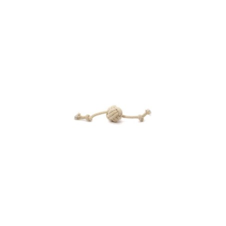 NATURAL PELOTA 6,5CM CON TIRADORES 32CM