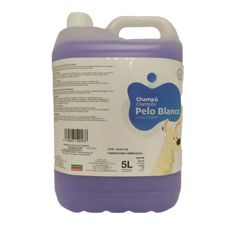 B3 CHAMPU PELO BLANCO 5LT