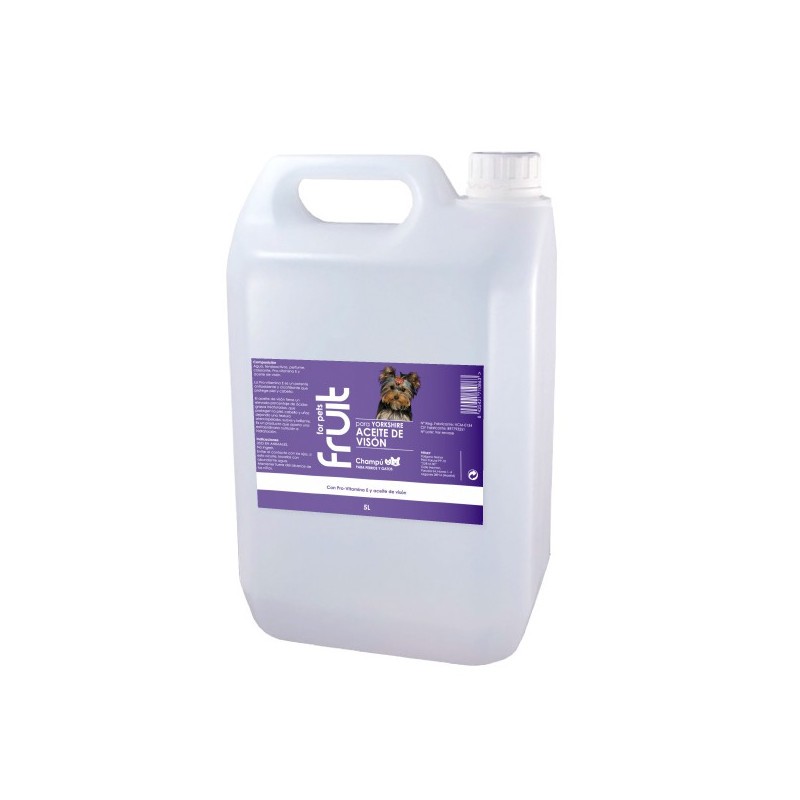 FRUIT FOR PETS CHAMPU YORKSHIRE 5LT