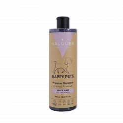 HAPPY PETS CHAMPU VEGAN PELO BLANCO 400ML