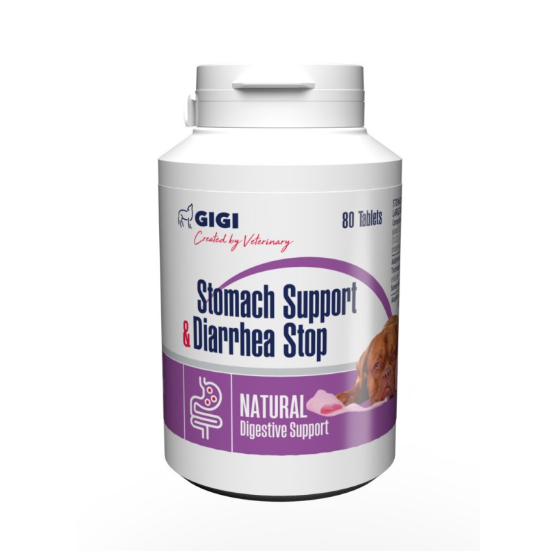 GIGI SUPL. STOMACH&DIARREA STOP LARG DOG 80 TAB.