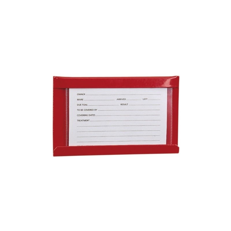 PORTATARJETAS IDENTIFICADOR STUBBS S26 ROJO