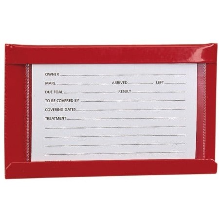 PORTATARJETAS IDENTIFICADOR STUBBS S26 ROJO