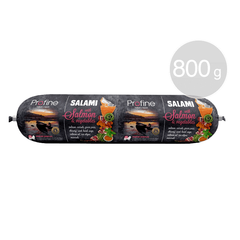 PROFINE SALCHICHA SALMÓN 800GR