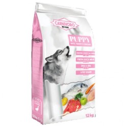 CARNÍVORO PUPPY PATO,PAVO,POLLO 12KG