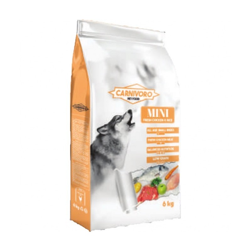 CARNÍVORO RAZAS PEQUEÑAS 6KG
