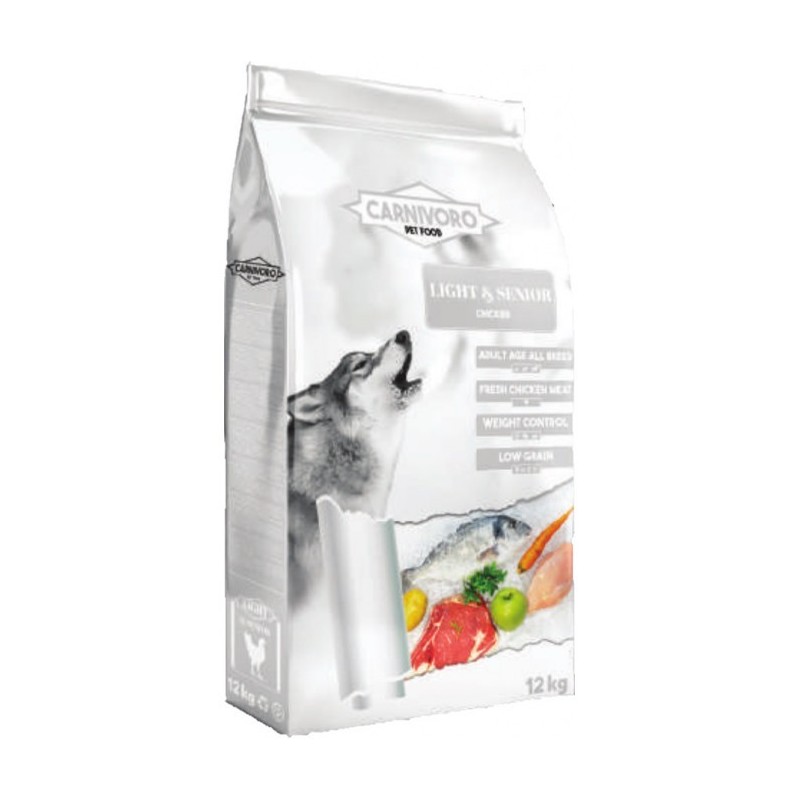 CARNIVORO LIGHT POLLO DESGRASADO 12KG