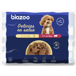 DELICIAS EN SALSA GF POLLO Y BUEY 4X100GR - PERROS