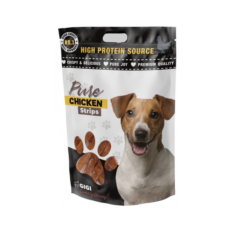 PURE CHICKEN STRIPS 85GR