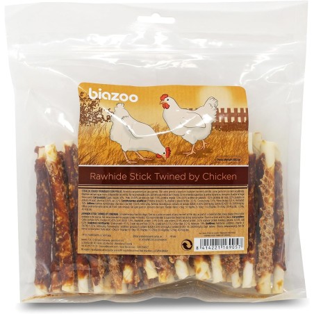 STICK CUERO TRENZADO CON POLLO 500GR