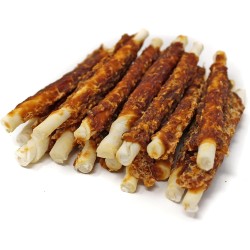 STICK CUERO TRENZADO CON POLLO 500GR