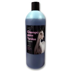 EQUINCARE CHAMPÚ ESPECIAL PARA CABALLOS TORDOS – 1 LITRO