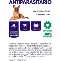 COLLAR ANTIPARASITARIO PERRO GRANDE PARASITAL (75CM)