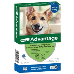 ADVANTAGE 400 PERRO (+25KG) 4 PIPETAS