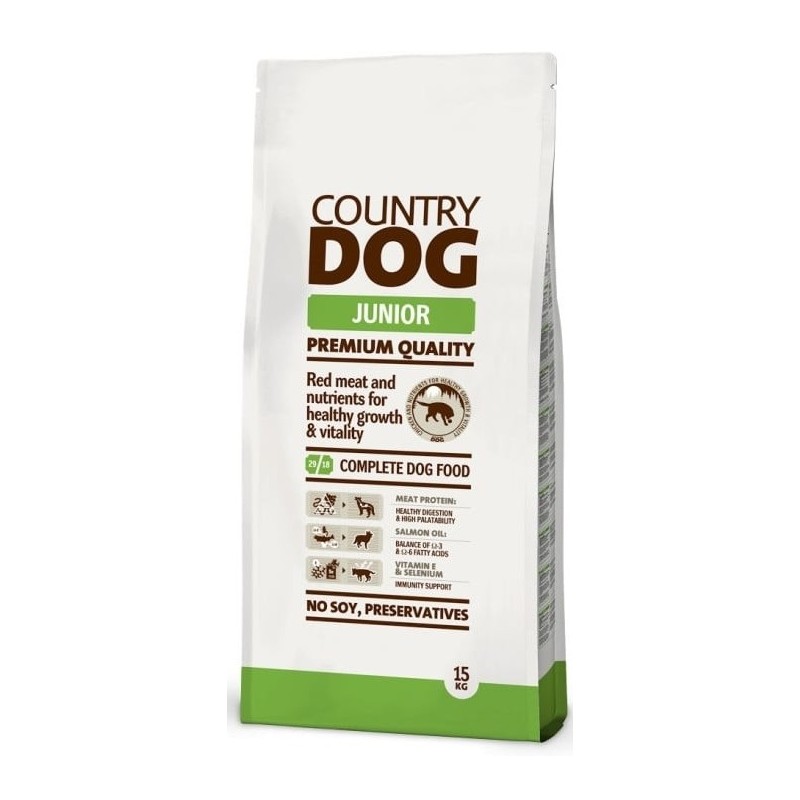 COUNTRY DOG FOOD JUNIOR 15KG