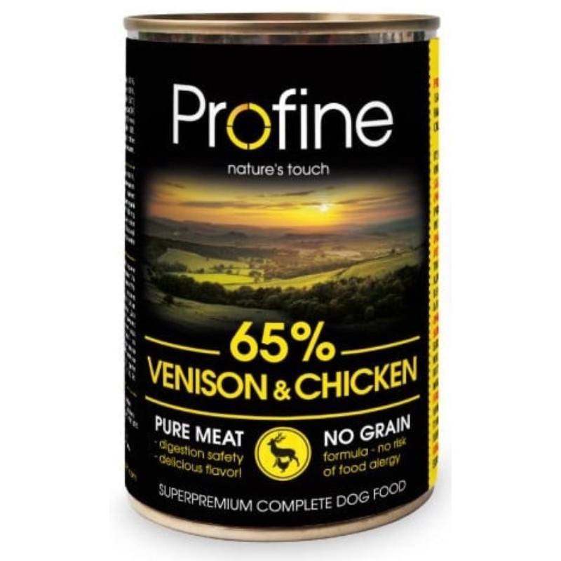 PROFINE LATA 65% VENISON & CHICKEN 6X400GR