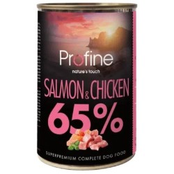 PROFINE LATA 65% SALMON & CHICKEN 6X400GR