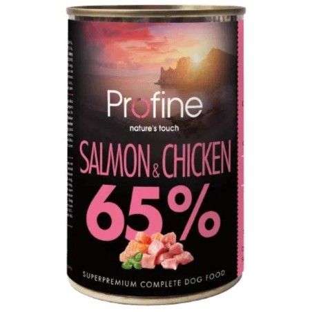 PROFINE LATA 65% SALMON & CHICKEN 6X400GR
