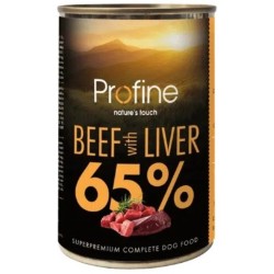 PROFINE LATA 65% BEEF WITH LIVER 6X400GR