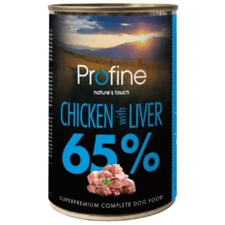 PROFINE LATA 65% CHICKEN WITH LIVER 6X400GR