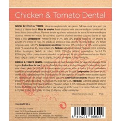 DENTAL CRUJIENTE POLLO Y TOMATE 500GR