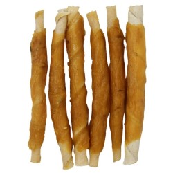 PALITO DE CUERO CRUDO ENVUELTO EN POLLO 80GR
