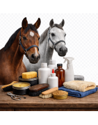 Cascos piel-pelo caballo